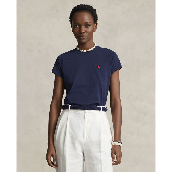 Cotton Jersey Crewneck Tee