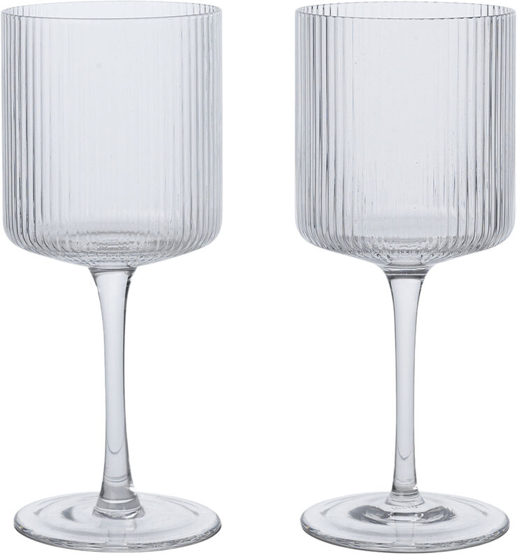Ripple White Wine Glasses - Set of