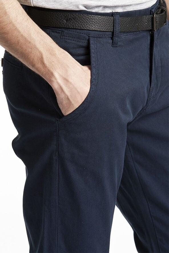 Chino m. bælte & stretch