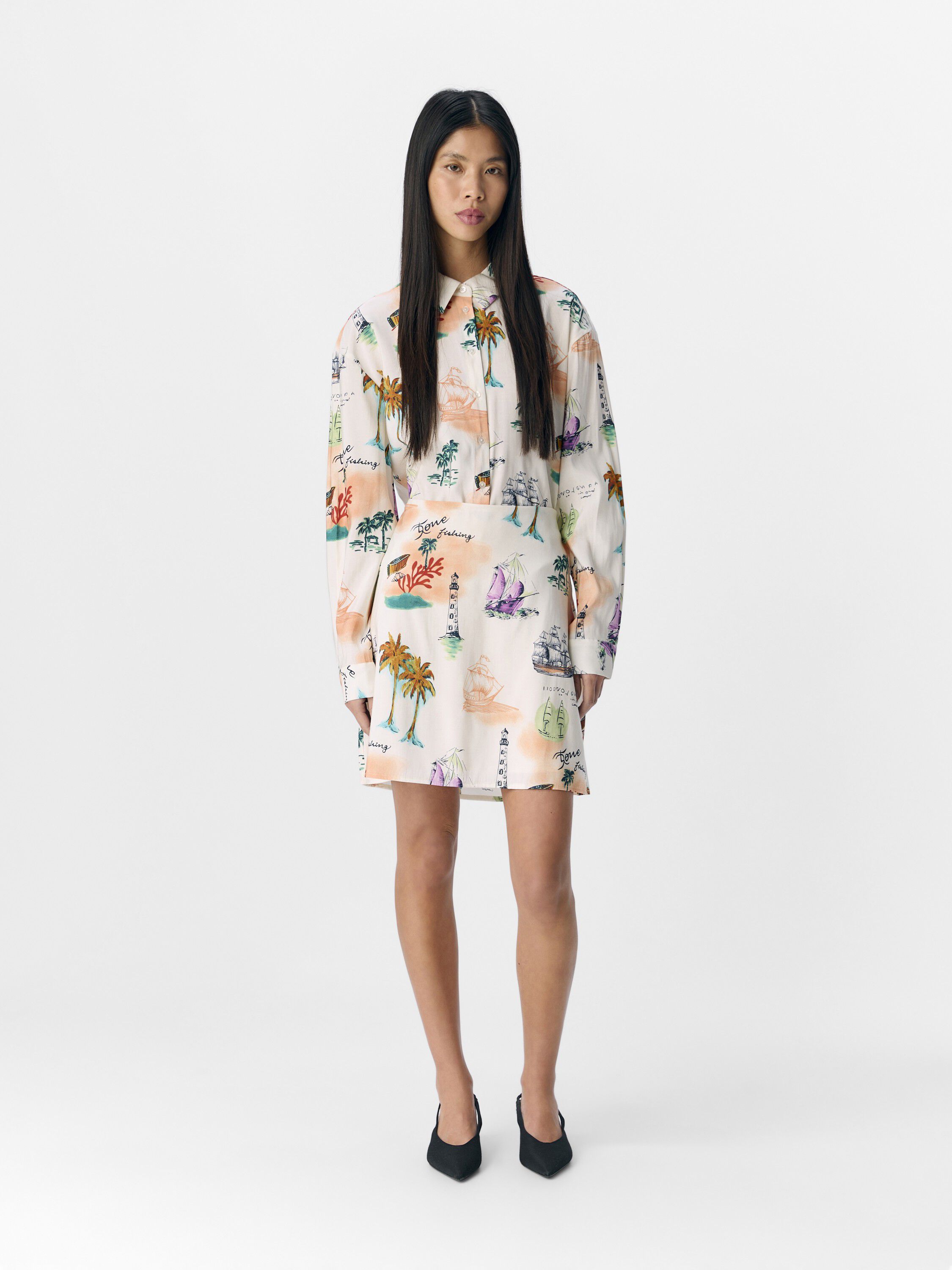 OBJDINAH HW SHORT SKIRT 139