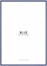 Poster&Frame - Blue wood 30x40cm