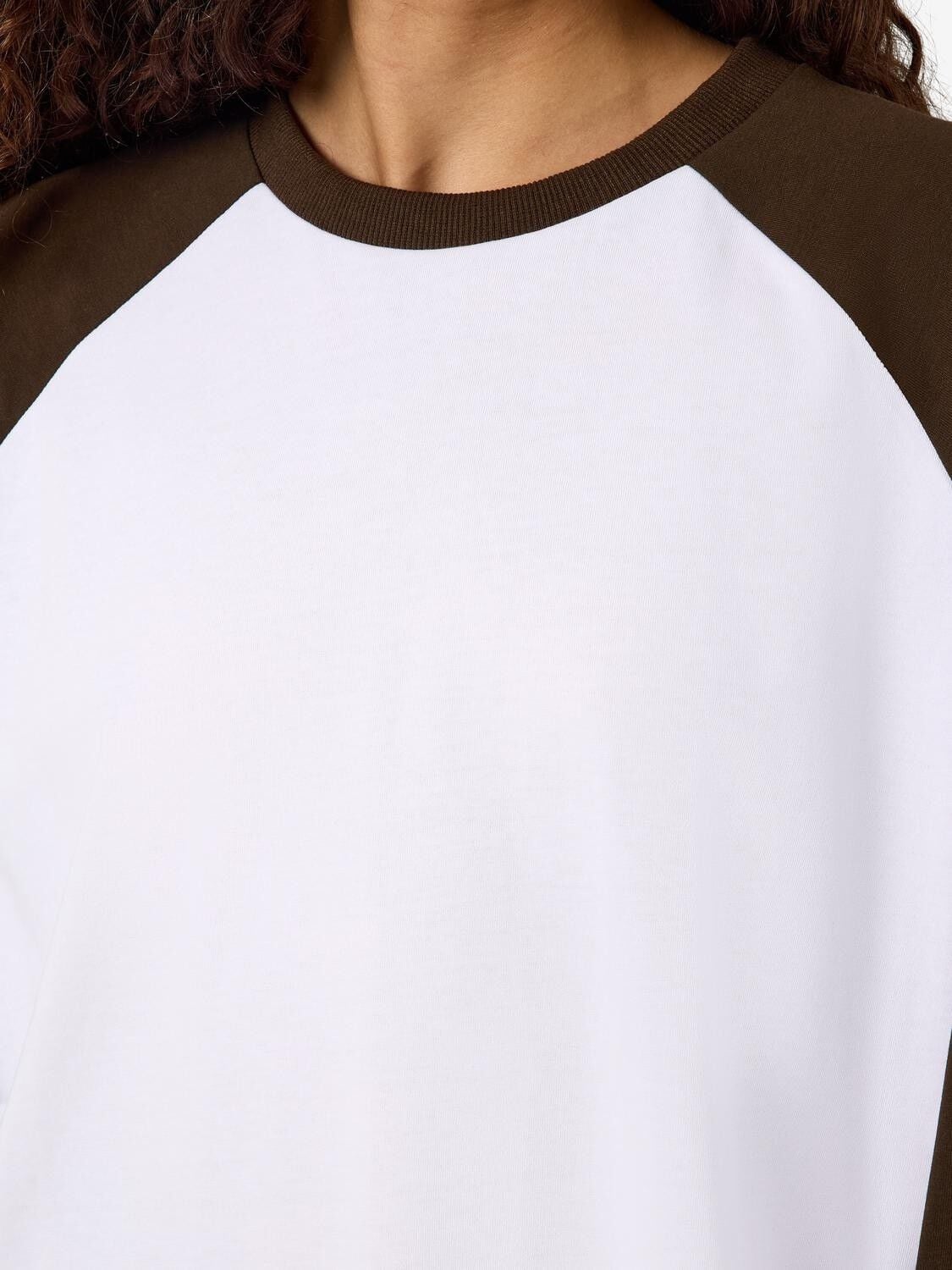 Nmember L/S Raglan Colorblock Top
