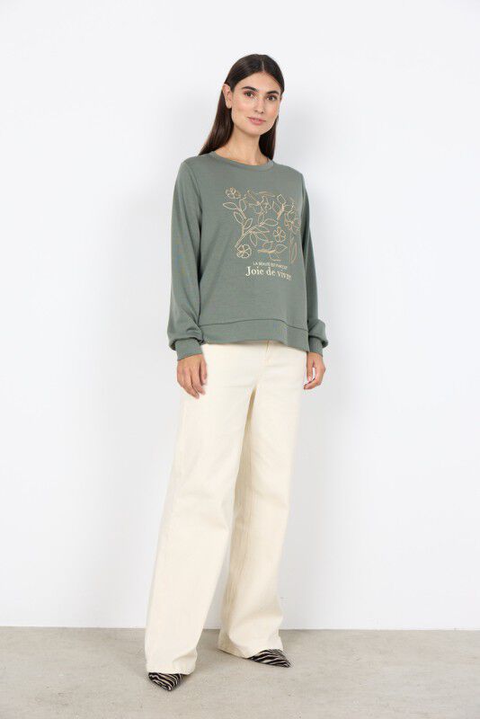 SC-BANU 287 Sweatshirt St&oslash;vet Gr&oslash;n