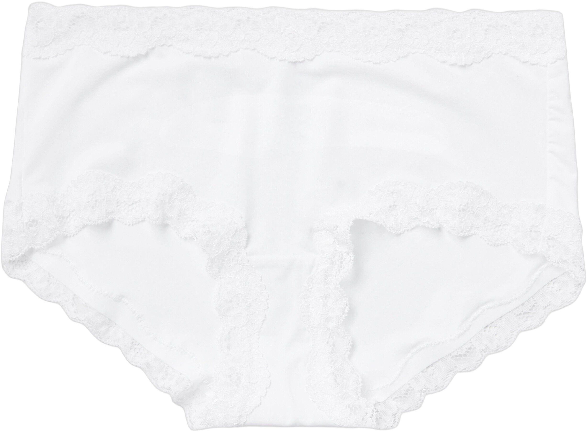 Trosor med normal midja med spets kant