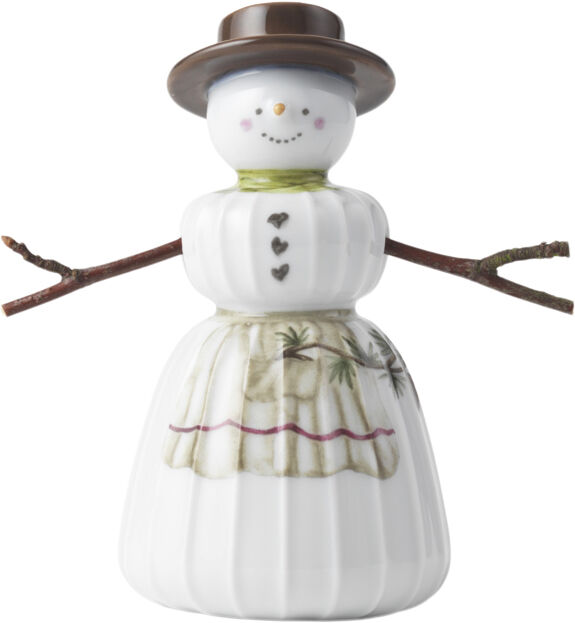 Hammersh&oslash;i Christmas Sn&ouml;gumma H11 vit m. deko