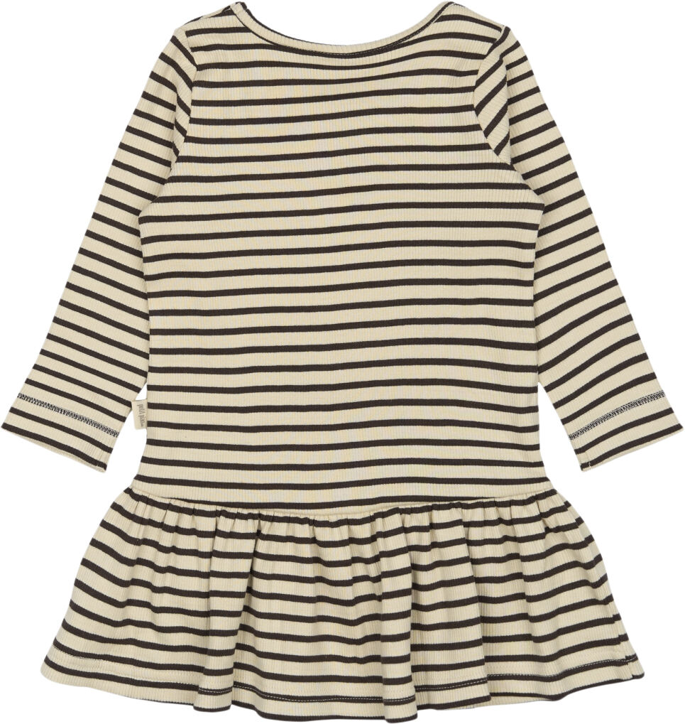 Dress L/S Modal Striped