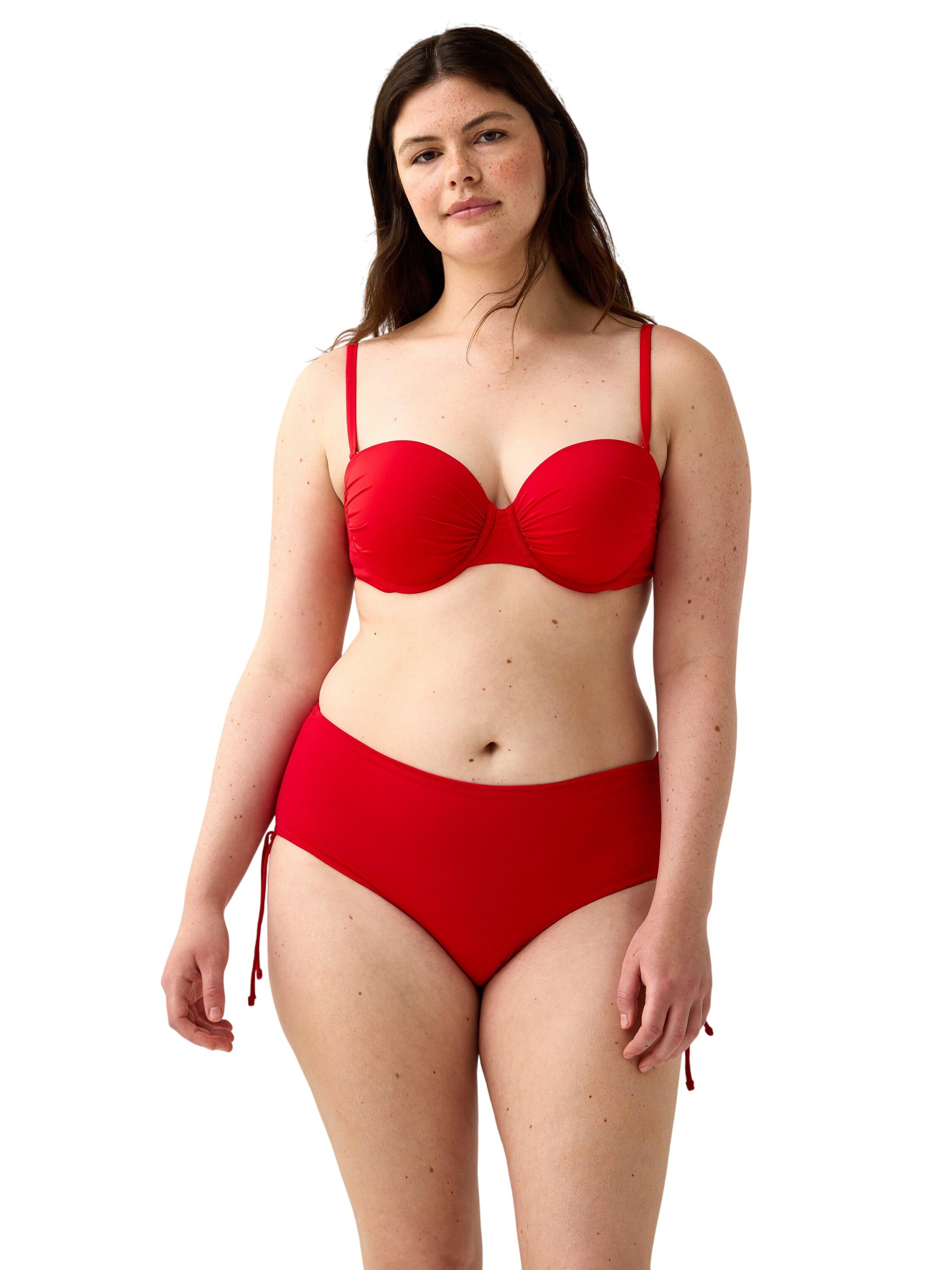 Vatteret balconette bikini-bh med b&oslash;jle