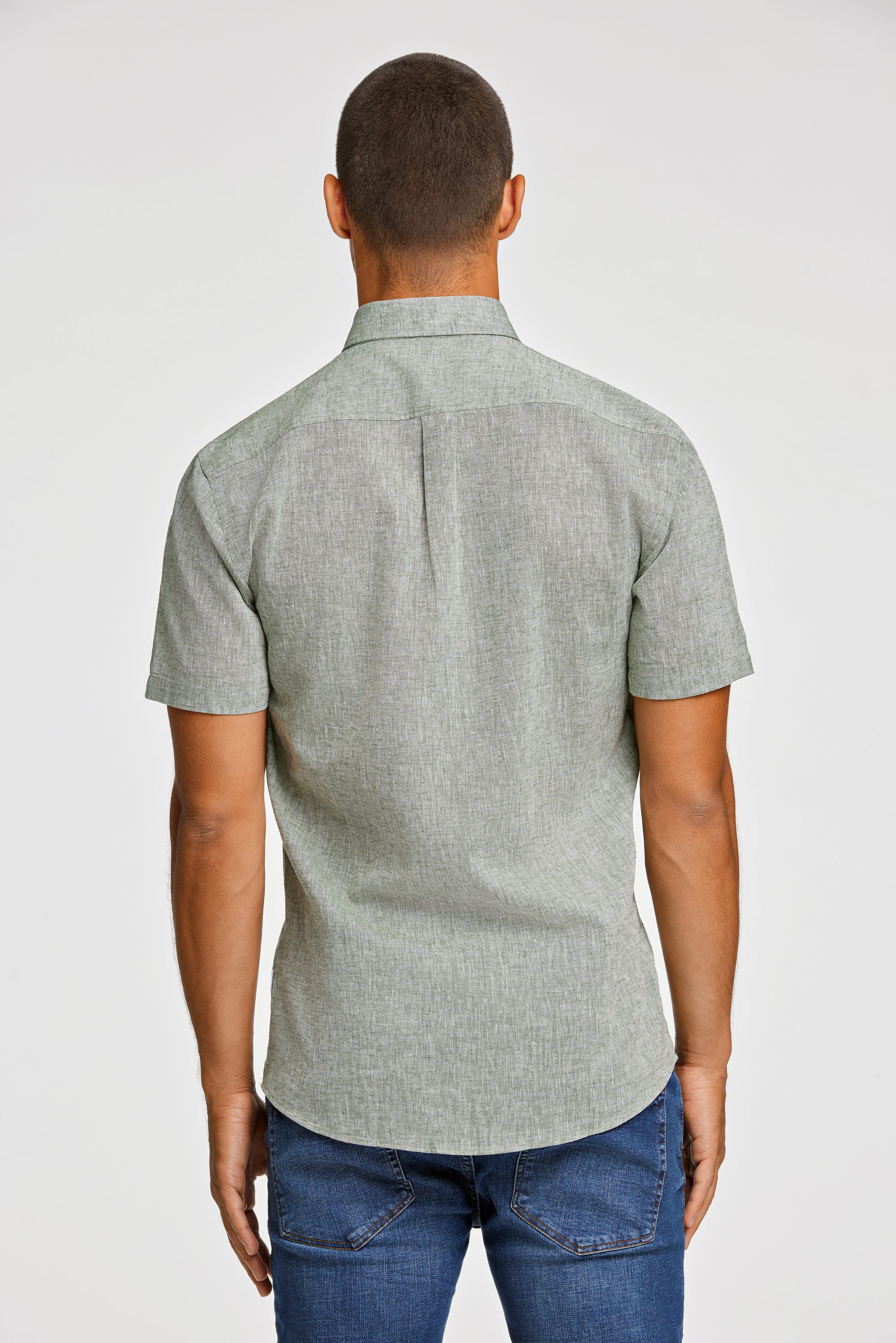Linen/cotton shirt S/S