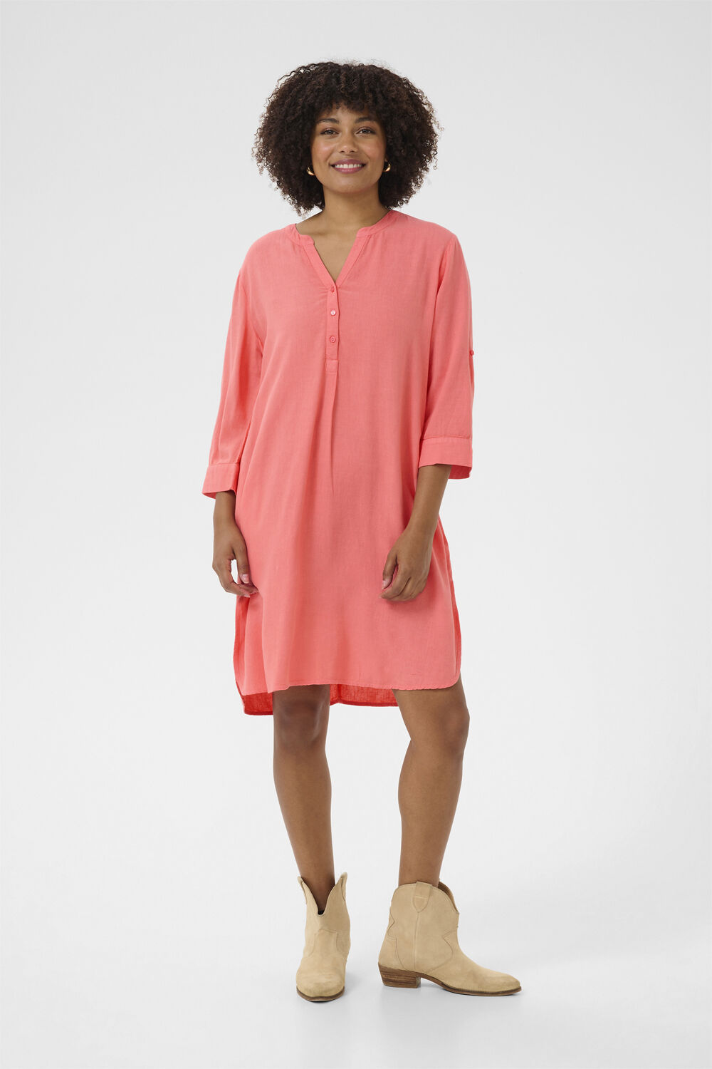 CRVenta Caftan Short Dress