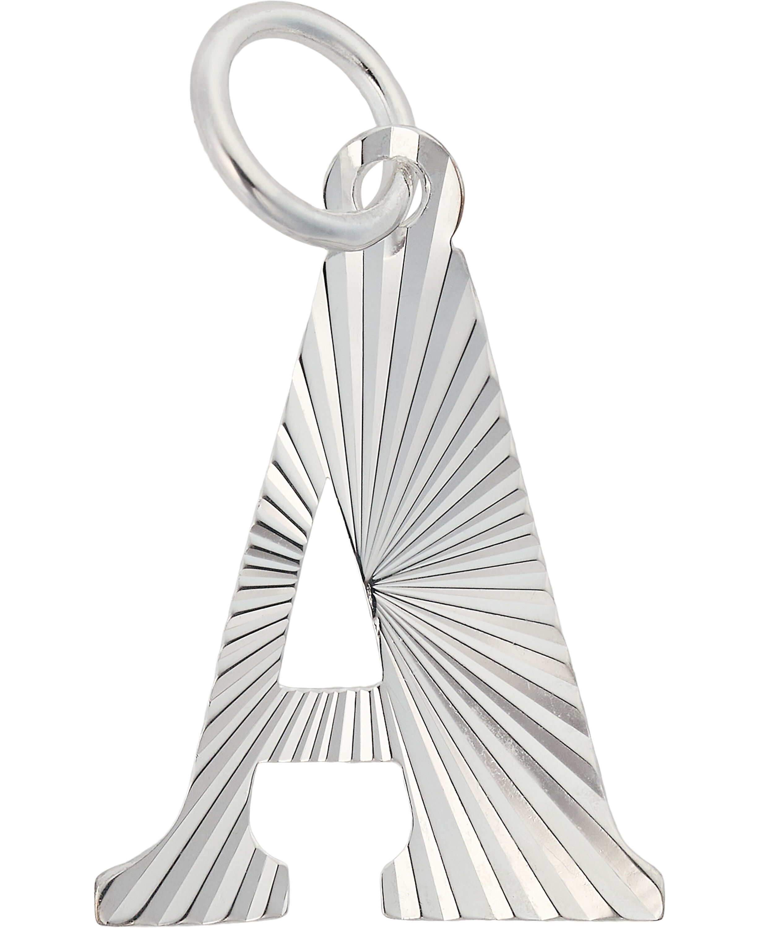 Reflection Letters, gold-plated sterling silver-A