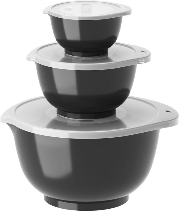 Margrethe-set 6 dlr 0,25 + 0,75 + 3 L Svart