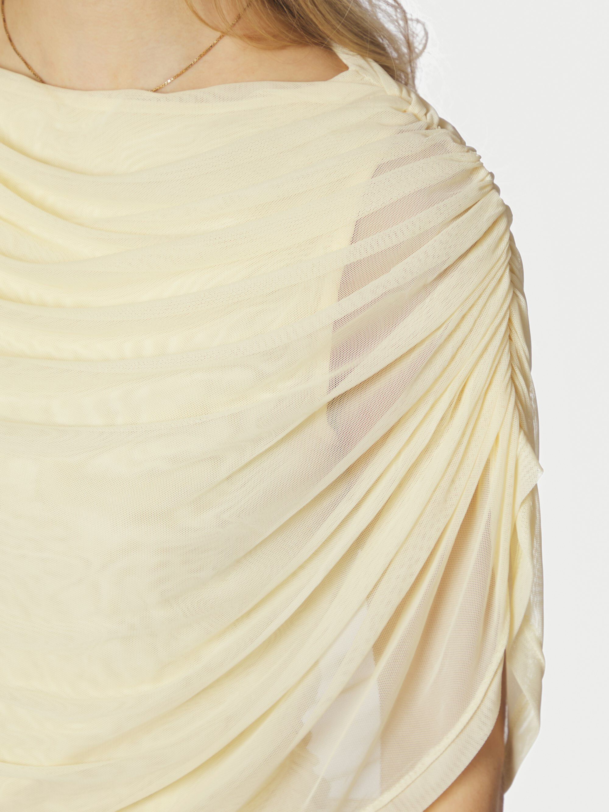 Cottuna Drapy Mesh Top