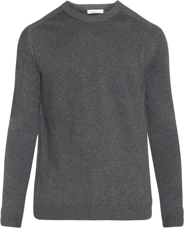 Regular merino knit crew neck - RWS