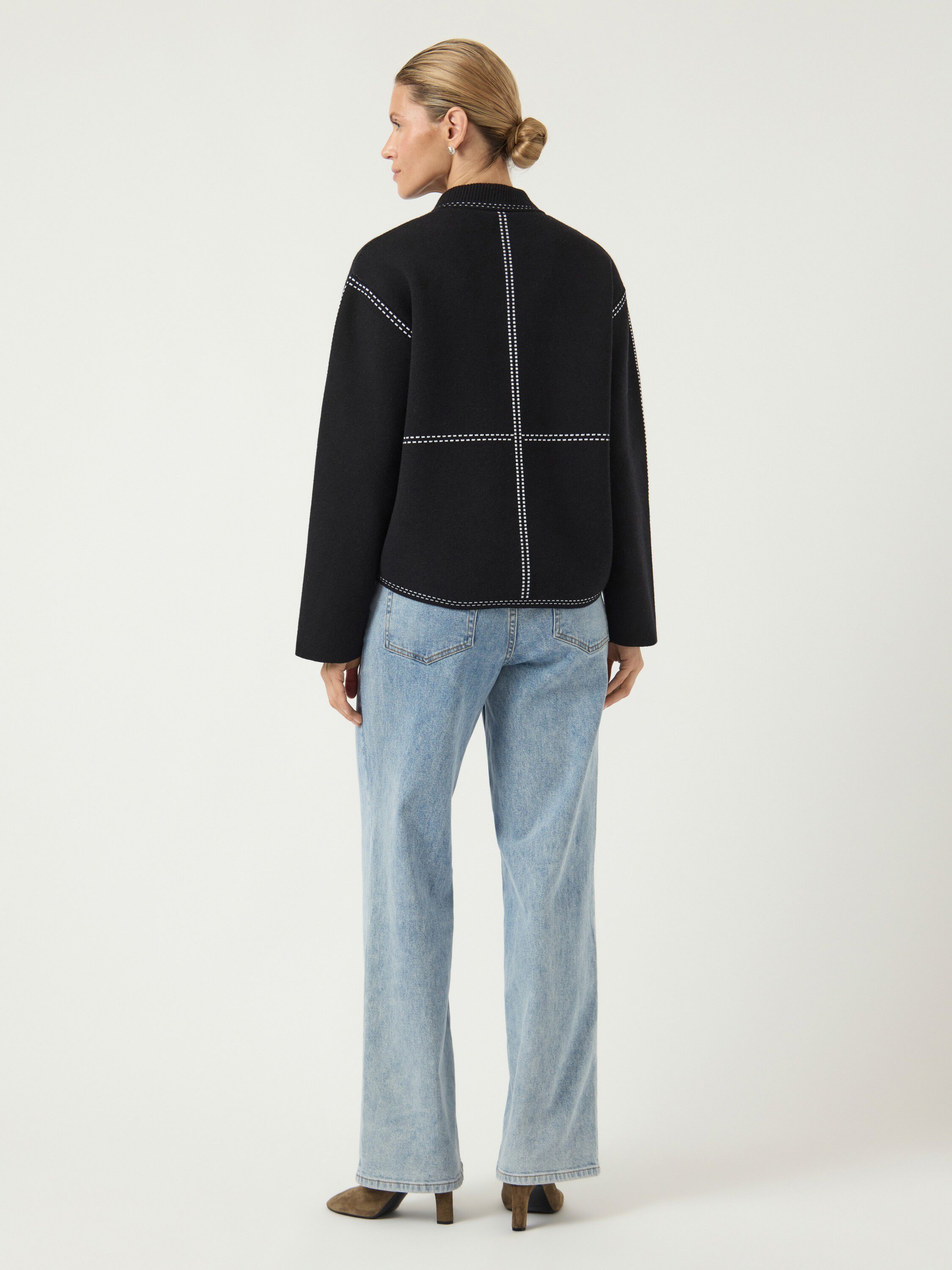 YASJENA LS KNIT CARDIGAN