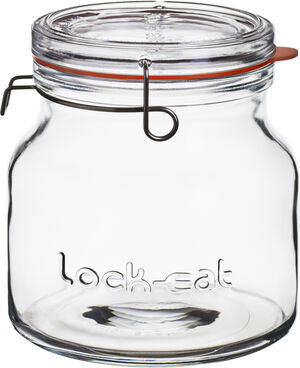 Sylteglass med patentlokk buttet Lock Eat 1,5 liter