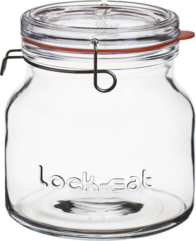 Sylteglass med patentlokk buttet Lock Eat 1,5 liter