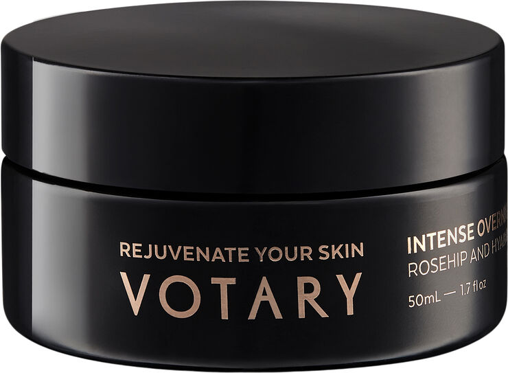 VOTARY Intense Overnight Mask, Rosehip & Hyaluronic 50 ml
