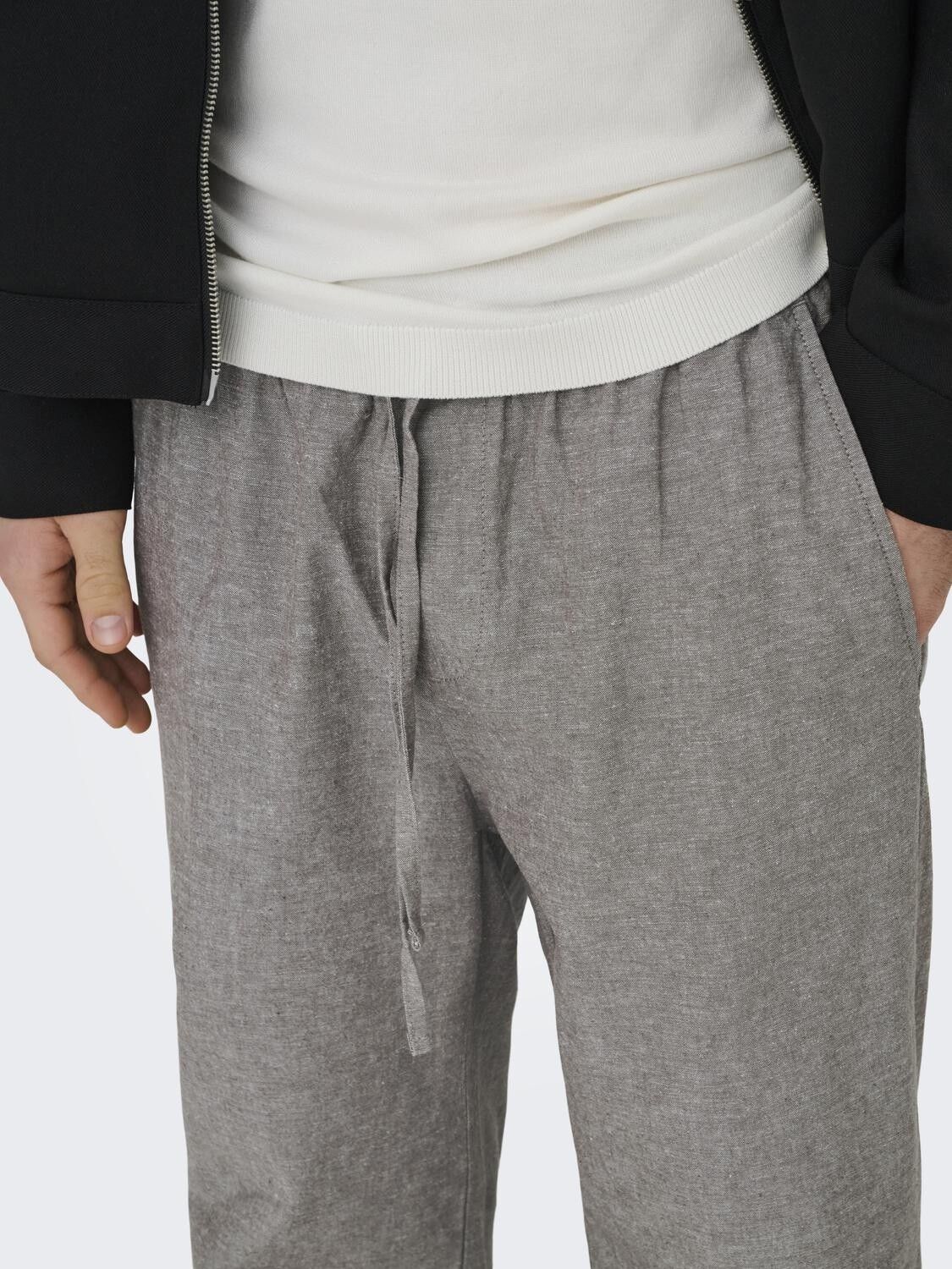 ONSSINUS LOOSE 0007 COT LIN PANT NO