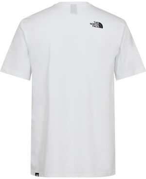 M S/S SIMPLE DOME TEE TNF WHITE
