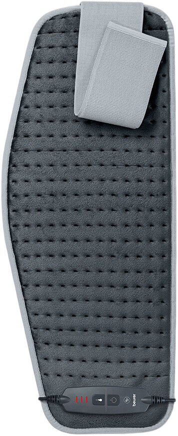 Beurer HK 60 Cosy Grey V&auml;rmeb&auml;lte f&ouml;r l&auml;ndrygg och mage 69x28 cm