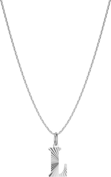 Reflection Letters, gold-plated sterling silver-L