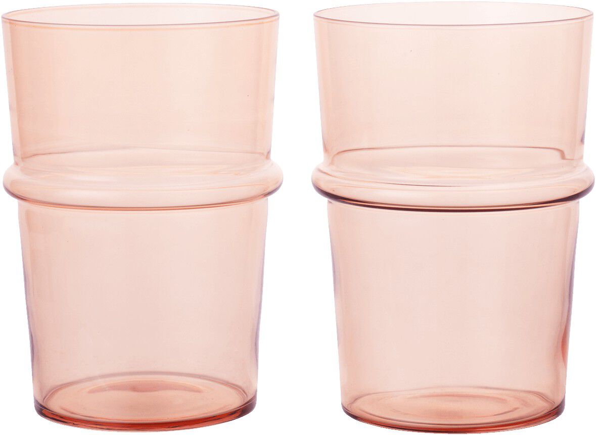 Boya Tall Glasses - Set of 2 - Blush