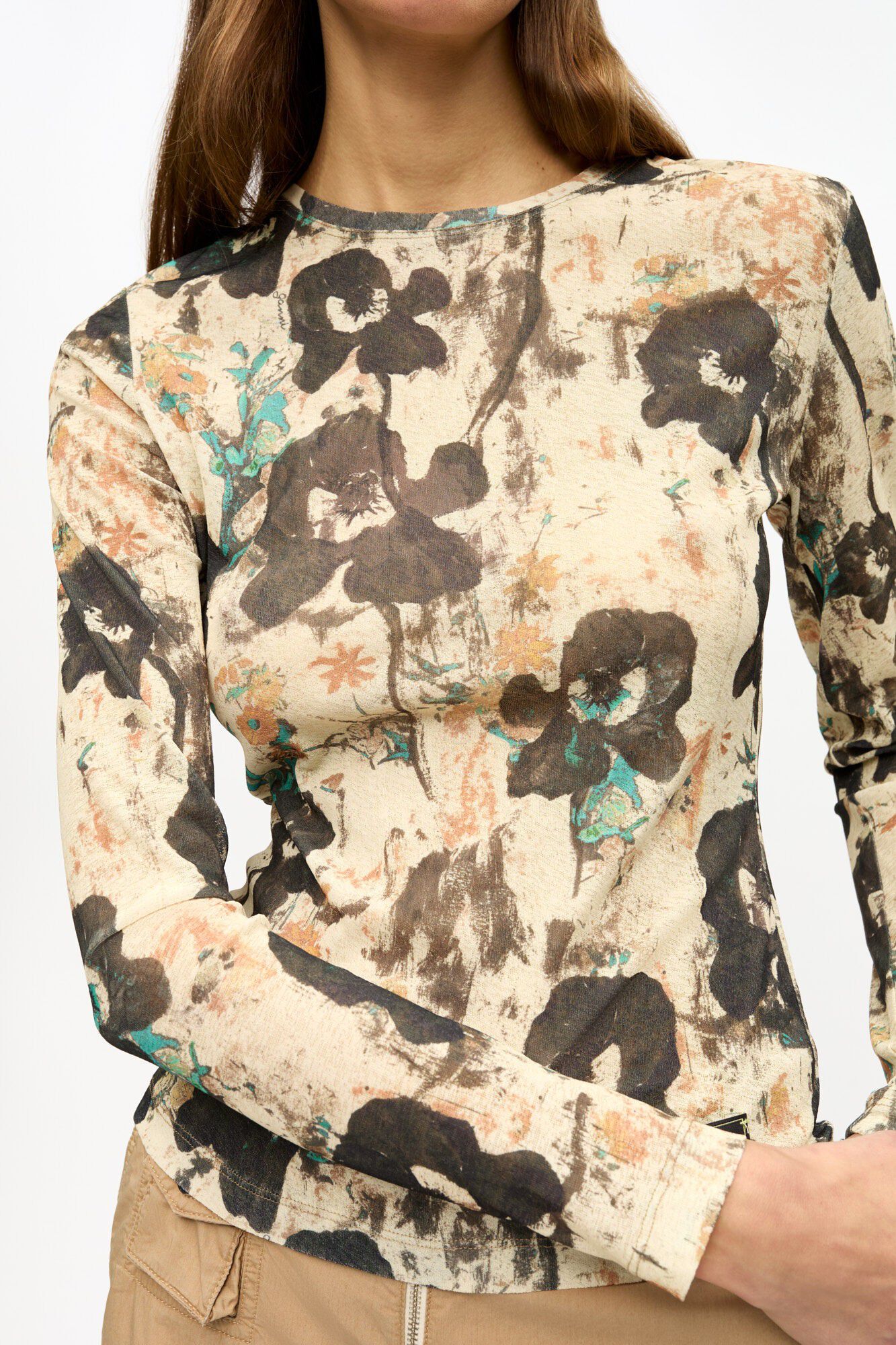 Washed Cotton Twill Pants