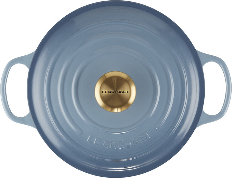 Rund støbejernsgryde 4,2L Chambray