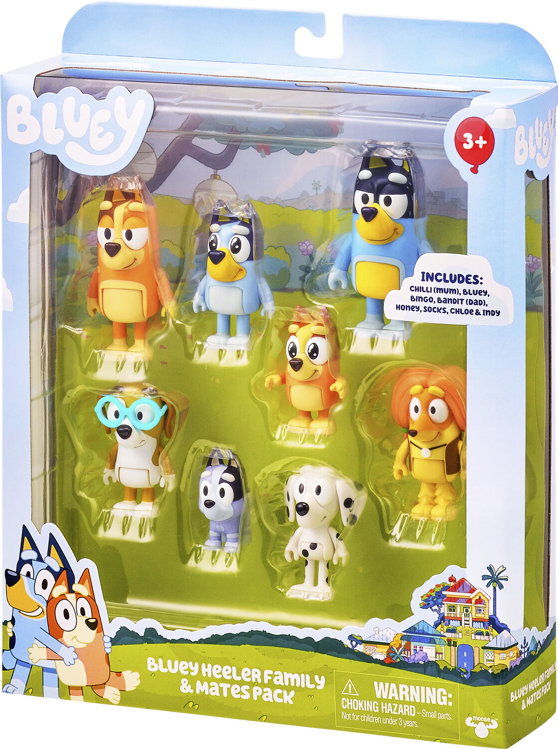 Bluey 8 pack figures