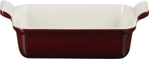 Heritage Rekt Fad 24/19cm Garnet