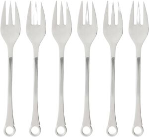 Tårtgaffel Pantry 16 cm 6 st Matt/Blankt stål
