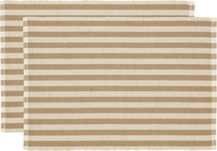 Bordstablett 33x48 2-pack Statement Stripe Beige
