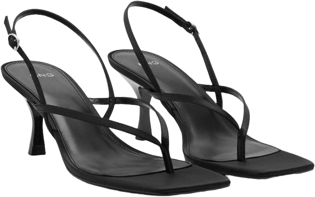 Strappy heeled sandals