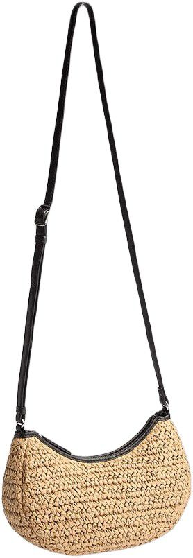 Denela Cross. Bag, Raffia