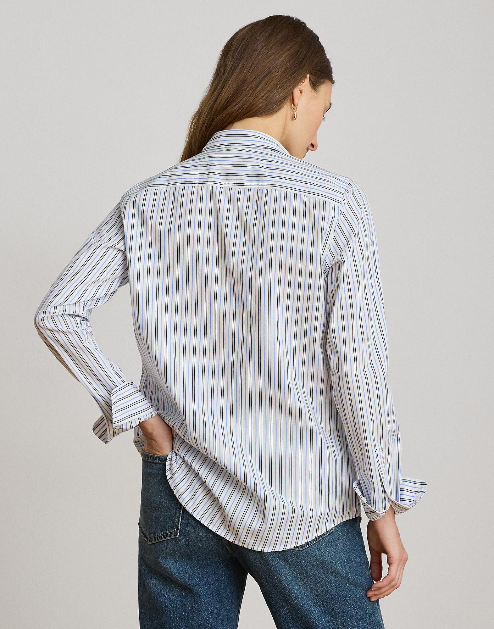 Classic Fit Striped Broadcloth Shirt