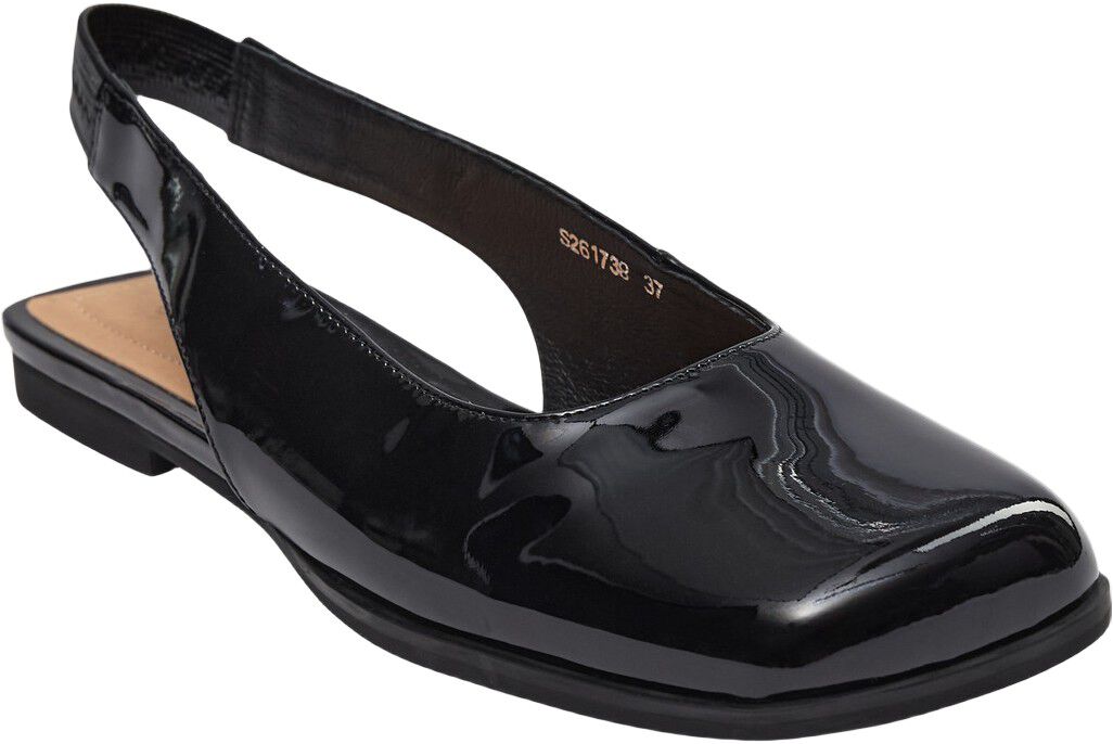 SANDYSW PATENT FLAT SHOE