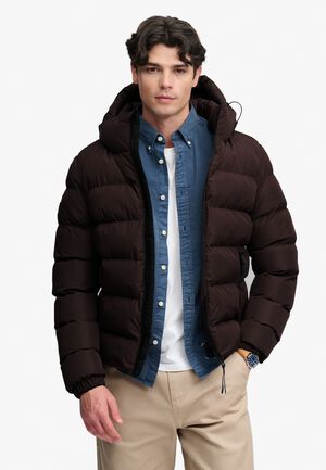 HOODED SPORTS PUFFER JACKET