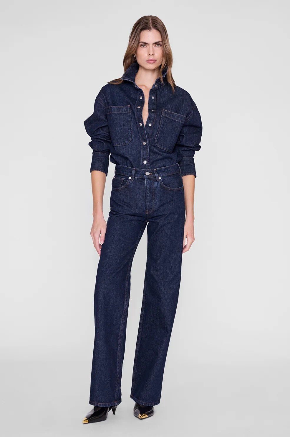 HUGH JEAN 34" - UNWASHED BLUE