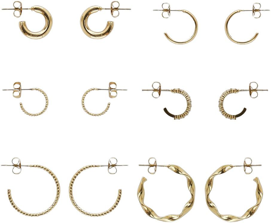PCDIONA HOOP EARRINGS 6-PACK