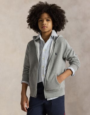 Cotton-Blend Fleece Hoodie Teens