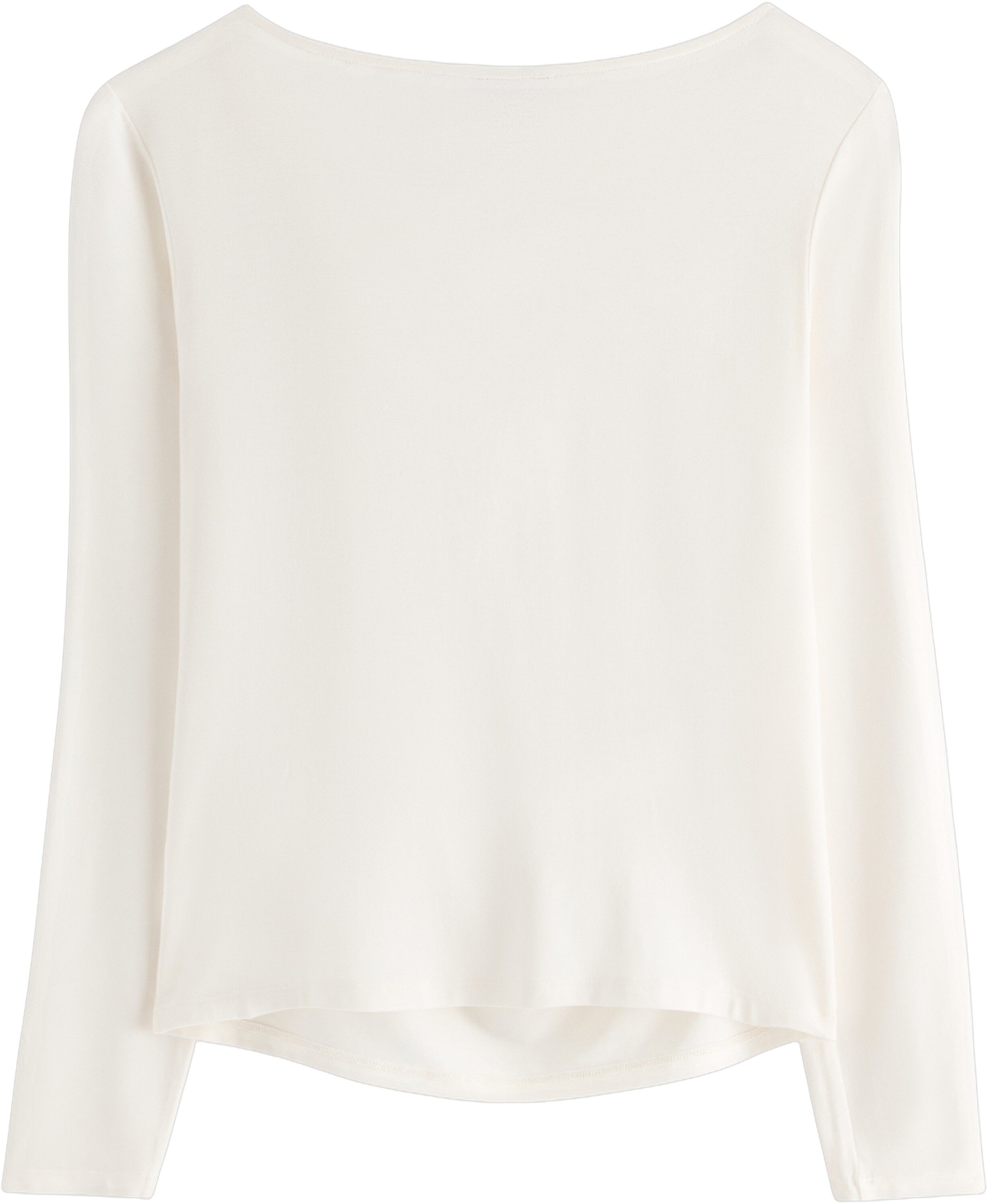 Soft, long-sleeved top with a knot