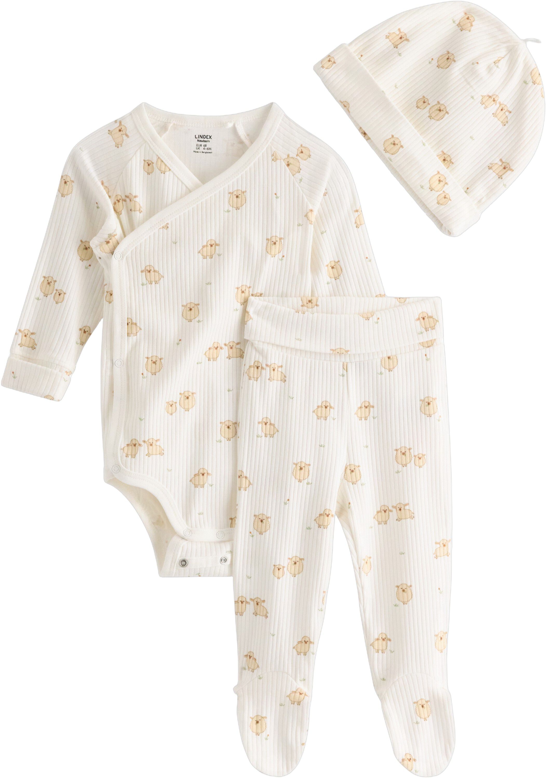 Matching set in soft cotton jersey
