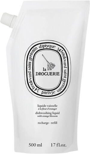 Refill for dishwashing liquid with orange blossom