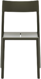 May Chair, Outdoor, Steel, Dark Green