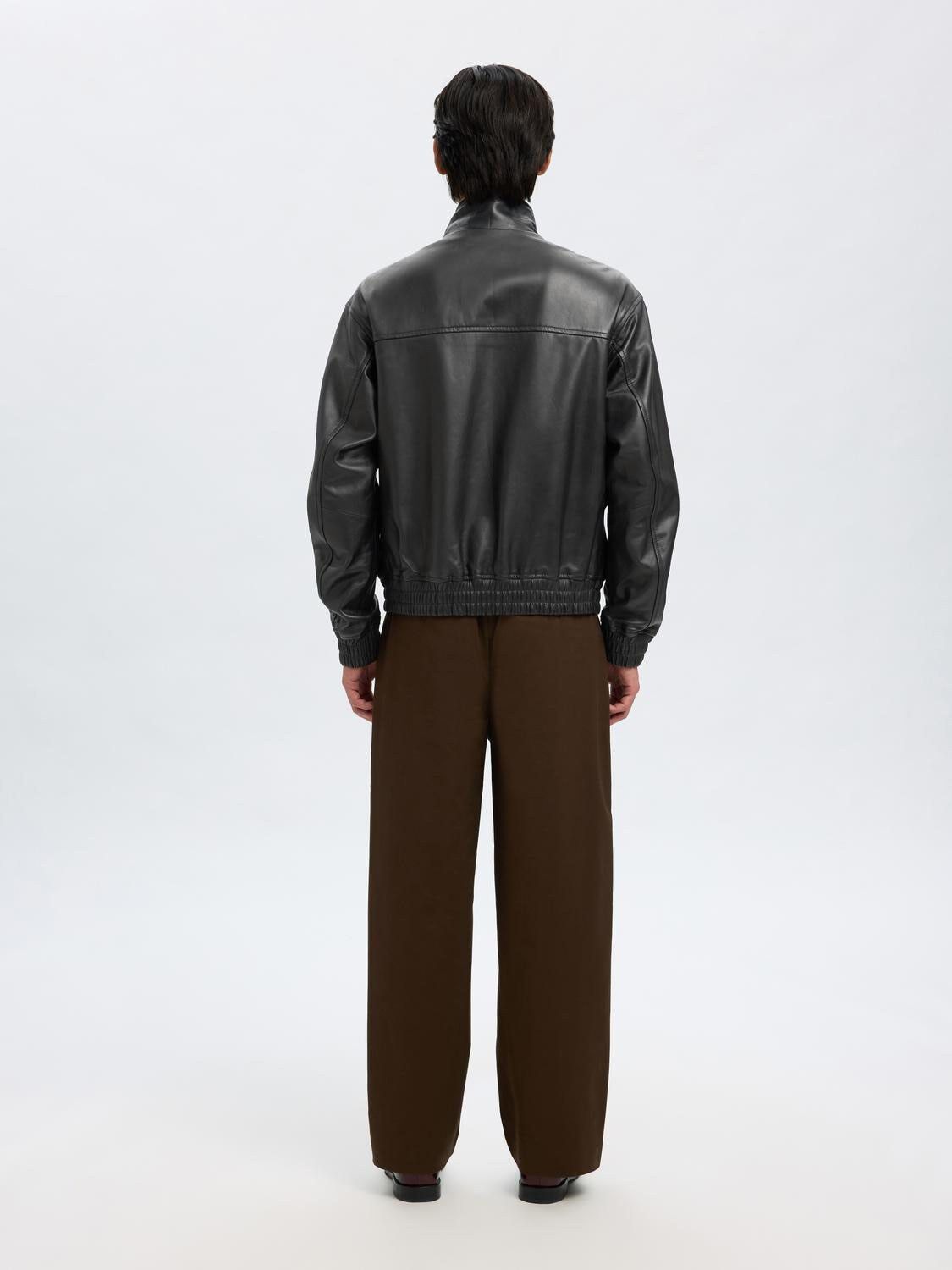 SLHJOSEF LEATHER BOMBER #3