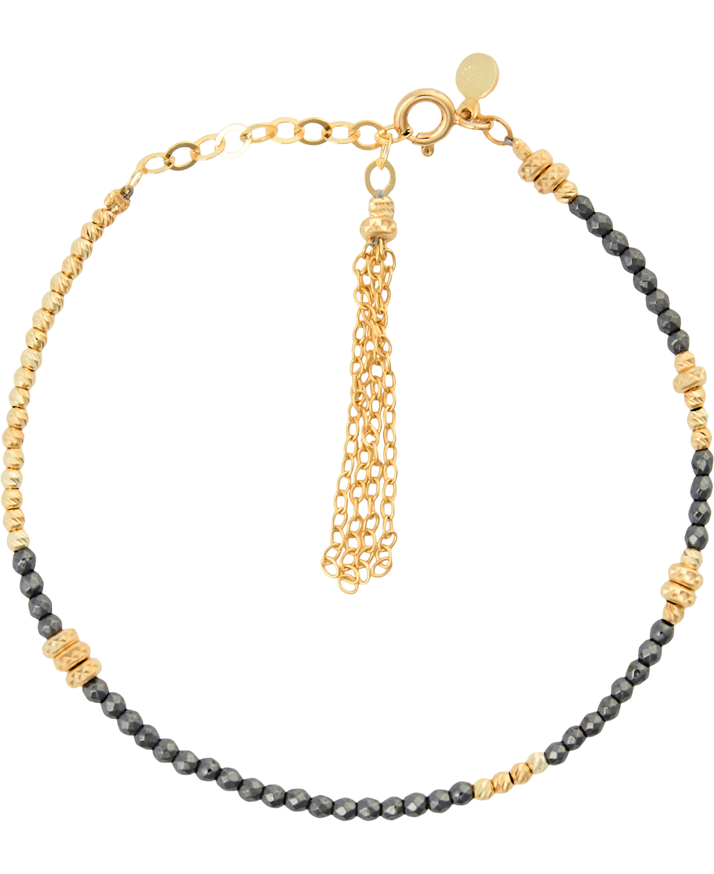 Abby Facet Hematite - Gold