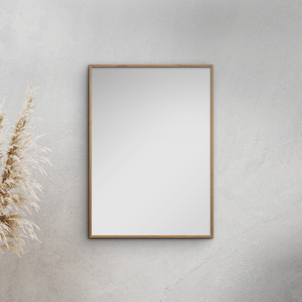 Mirror - Sky Blue Wood