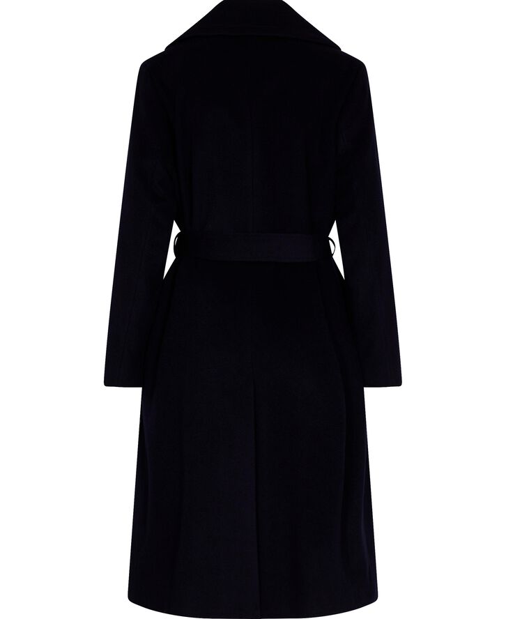 Cashmere Coat W - Clareta Belt Midi