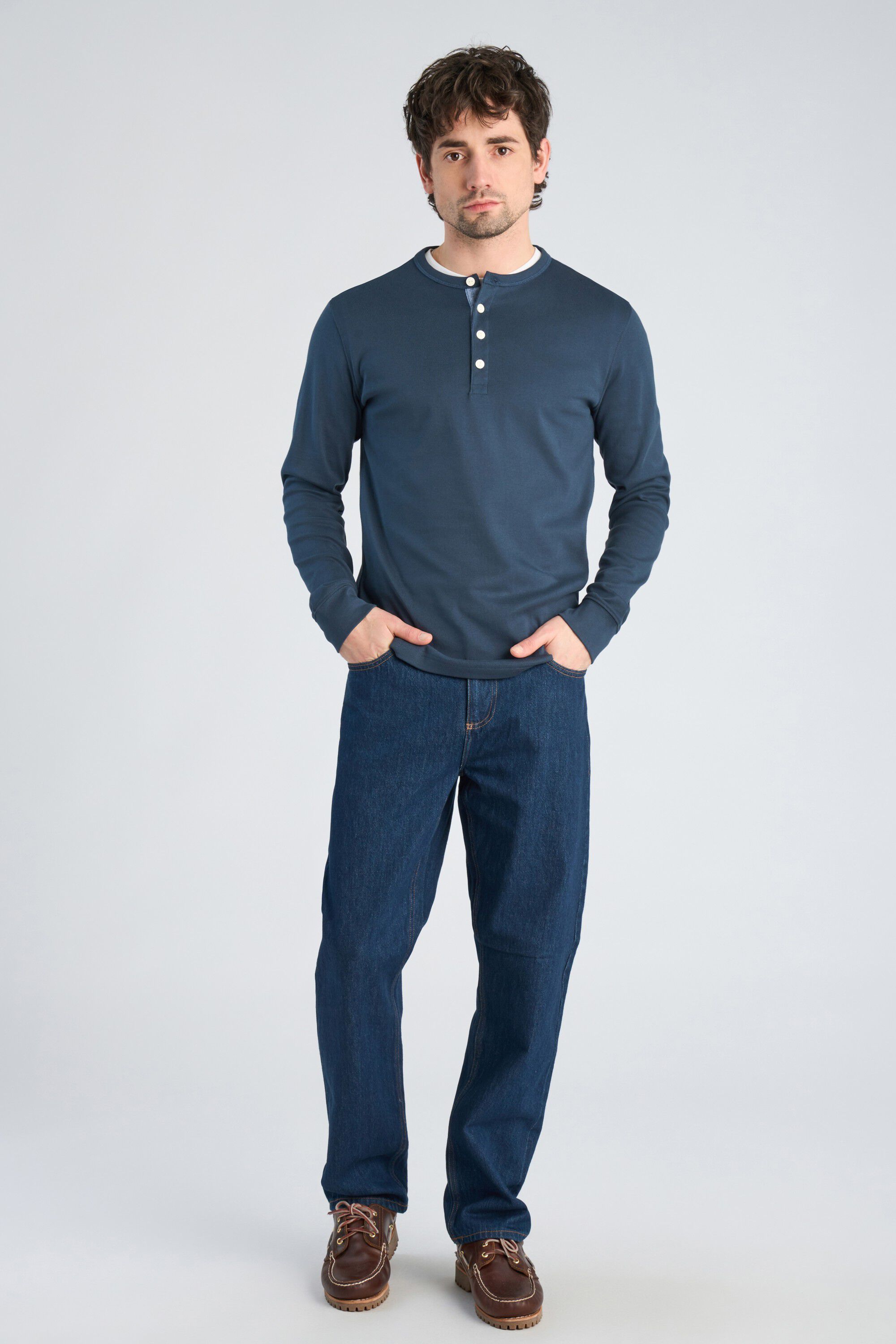 Solid granddad L/S