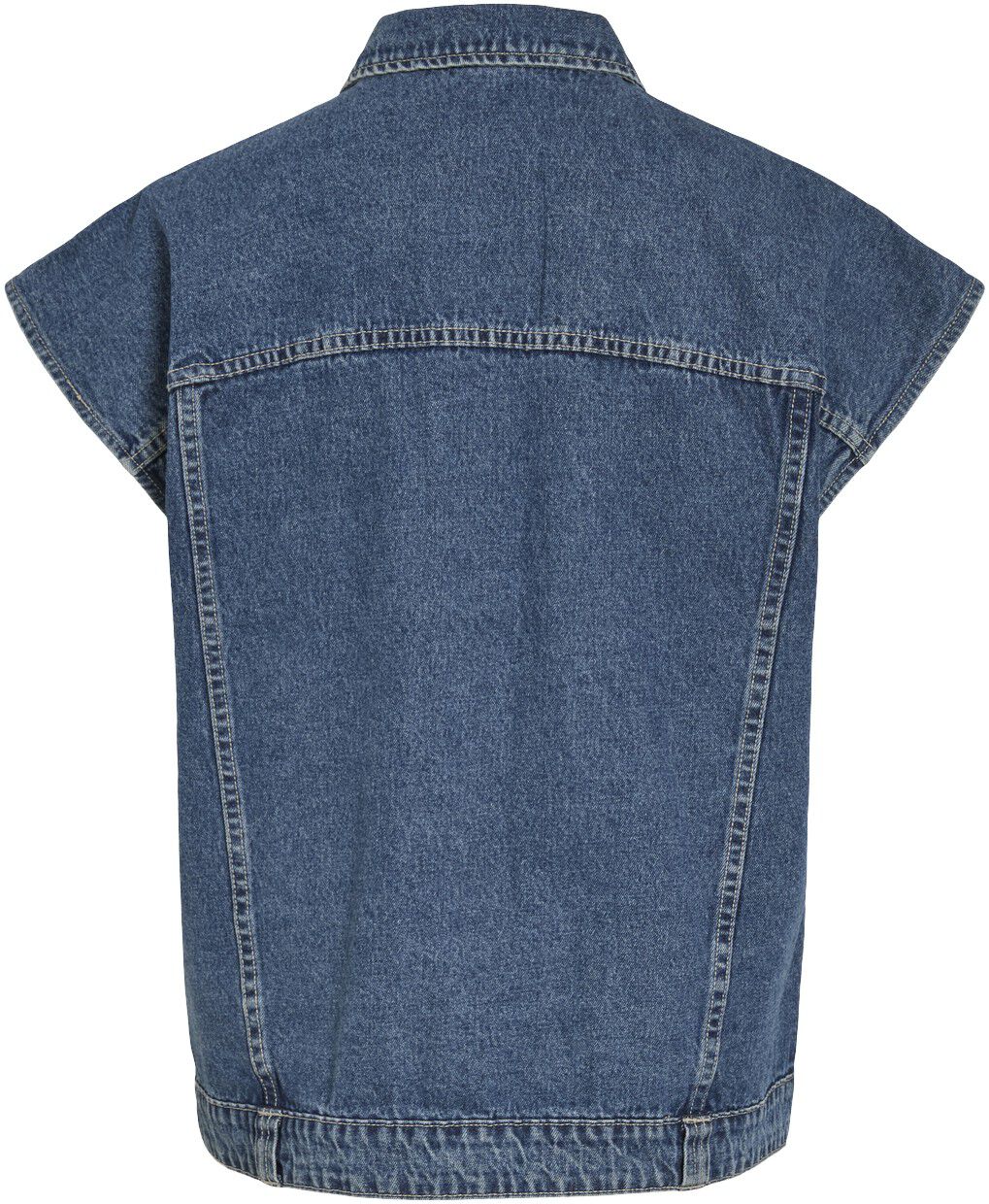 Roujolie Oversized Denim Vest